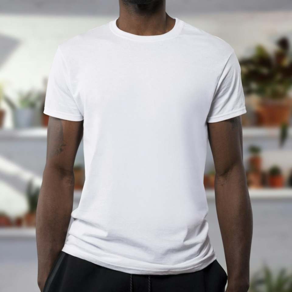 Essential White Crew Tee